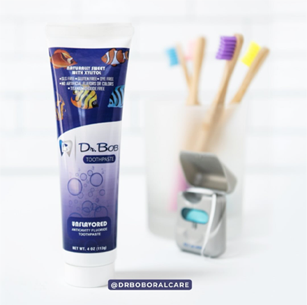Dr. Bob Unflavored Toothpaste (3 Pack)