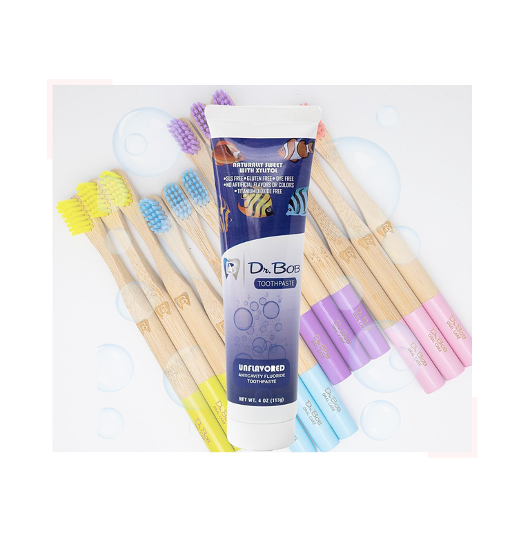 Dr. Bob Unflavored Toothpaste (3 Pack)